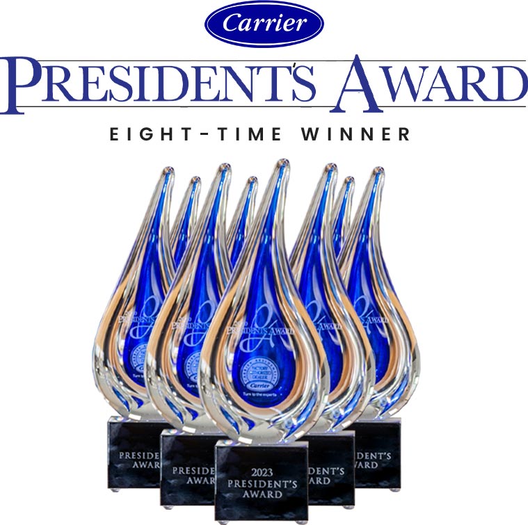 Carrier Presidents Award Winner